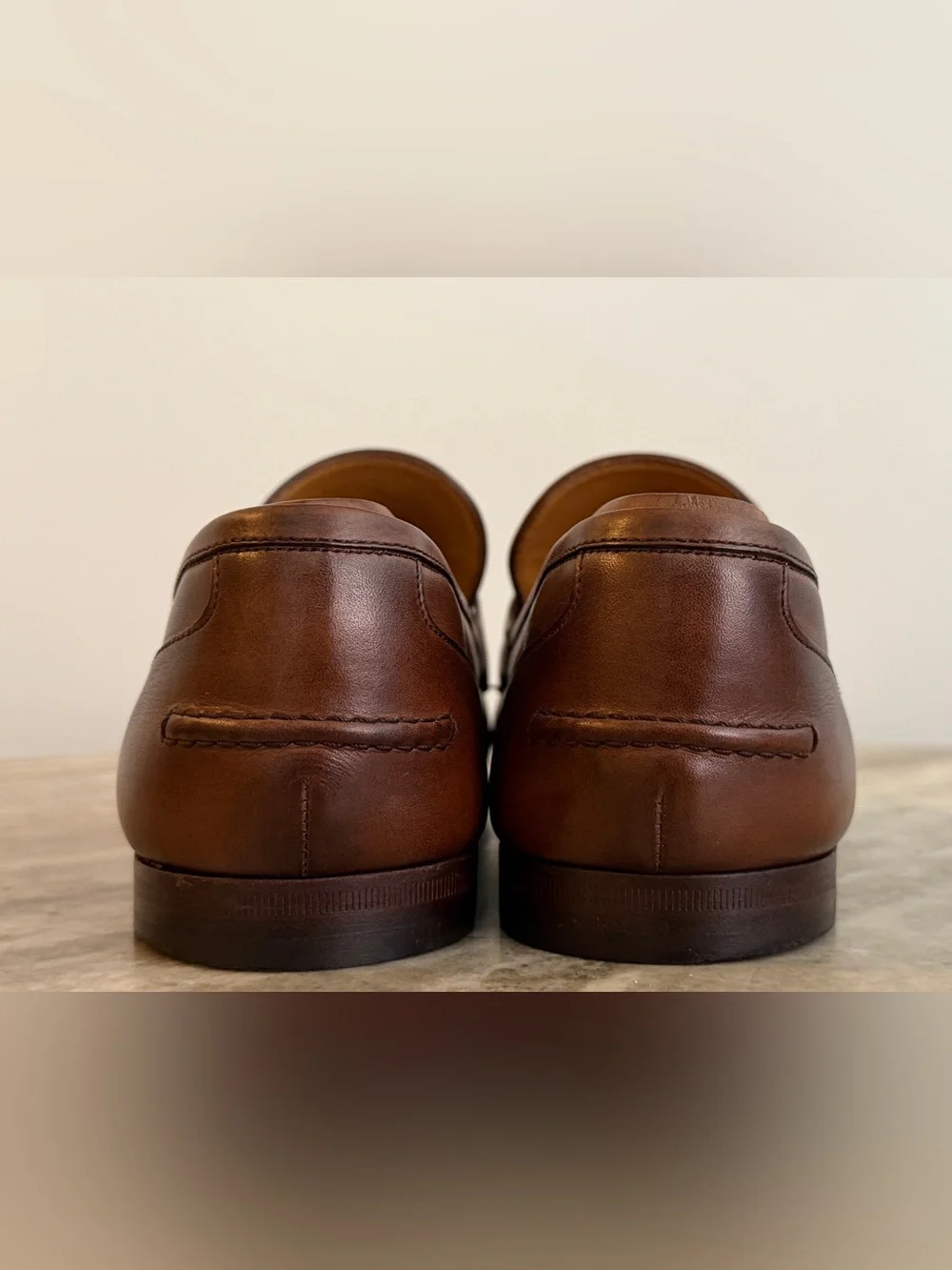 GUCCI Jordaan Horsebit Brown Ombre Leather Loafer 9 /9.5 US 1953 Moccasin $1100